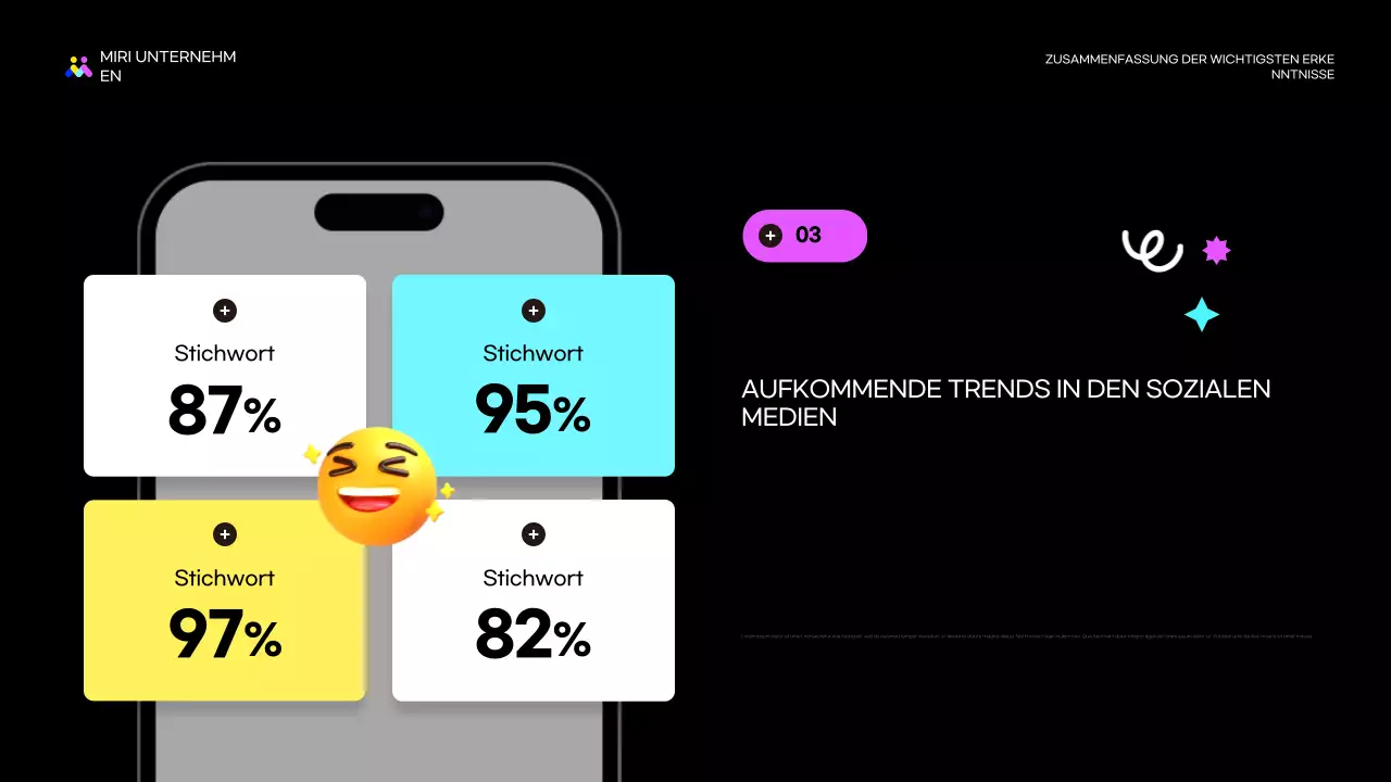 black modern marketing report