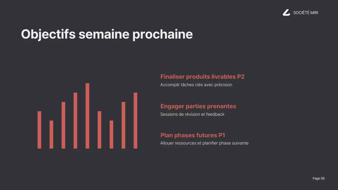rapport d'activité moderne noir