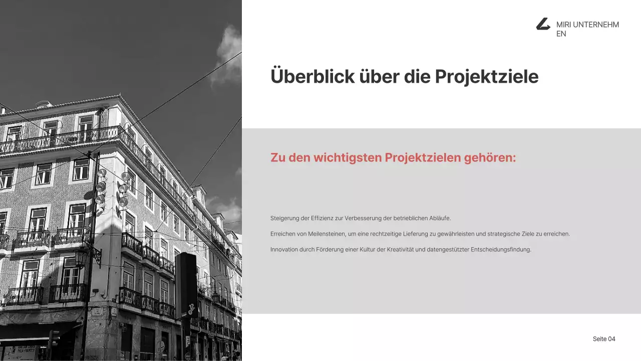 black modern business report