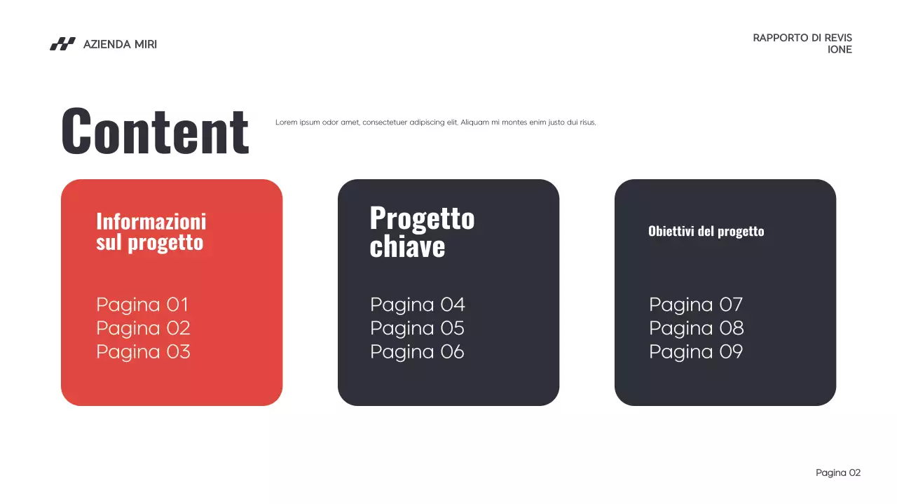 rosso relazione d'affari moderna