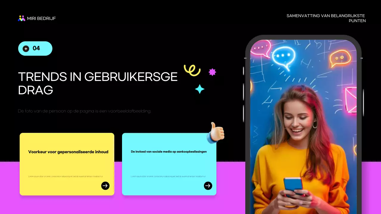 zwart modern marketingrapport