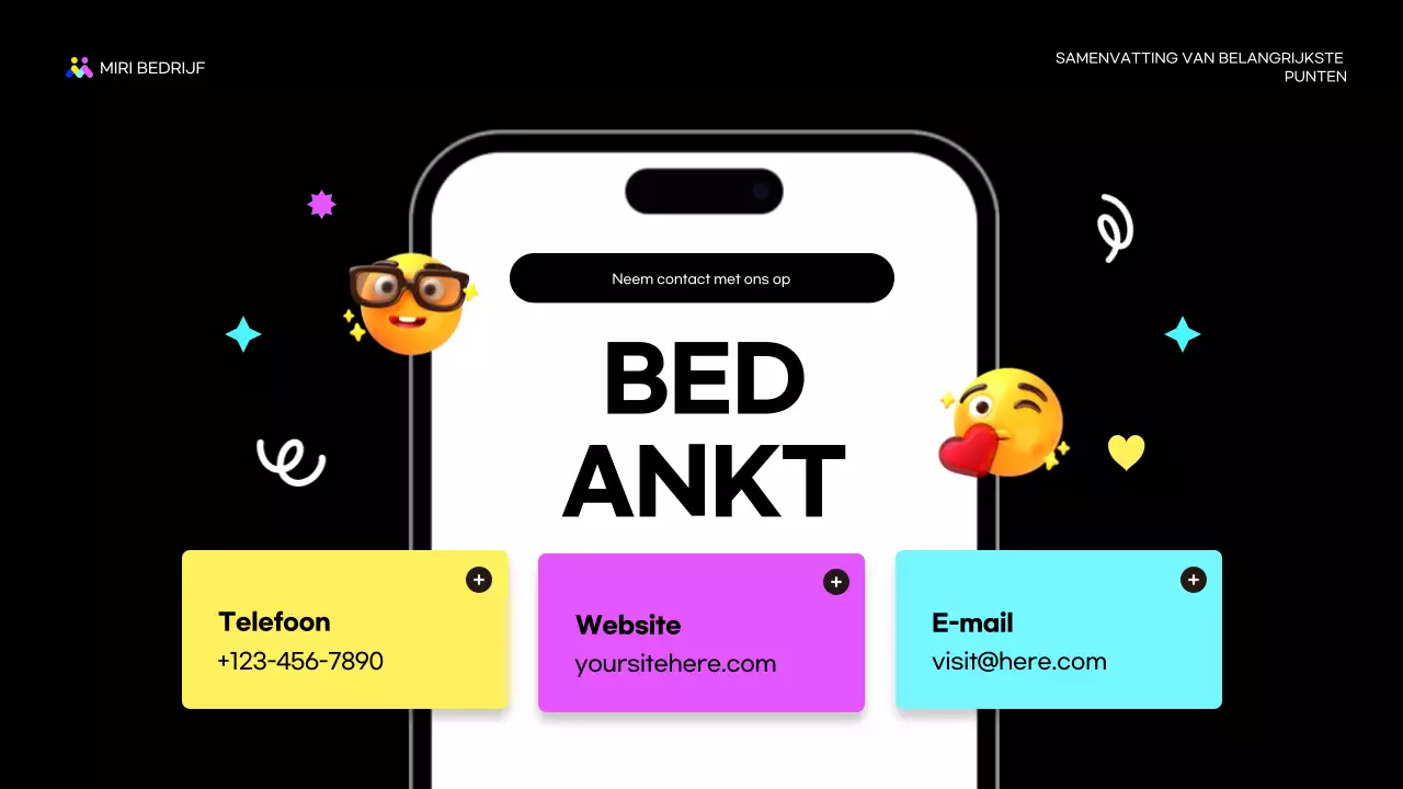 zwart modern marketingrapport
