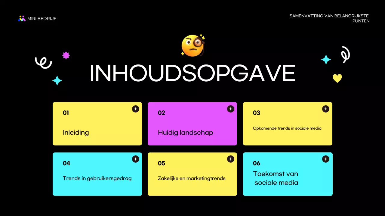 zwart modern marketingrapport