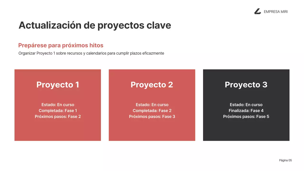 informe sobre la empresa moderna negra