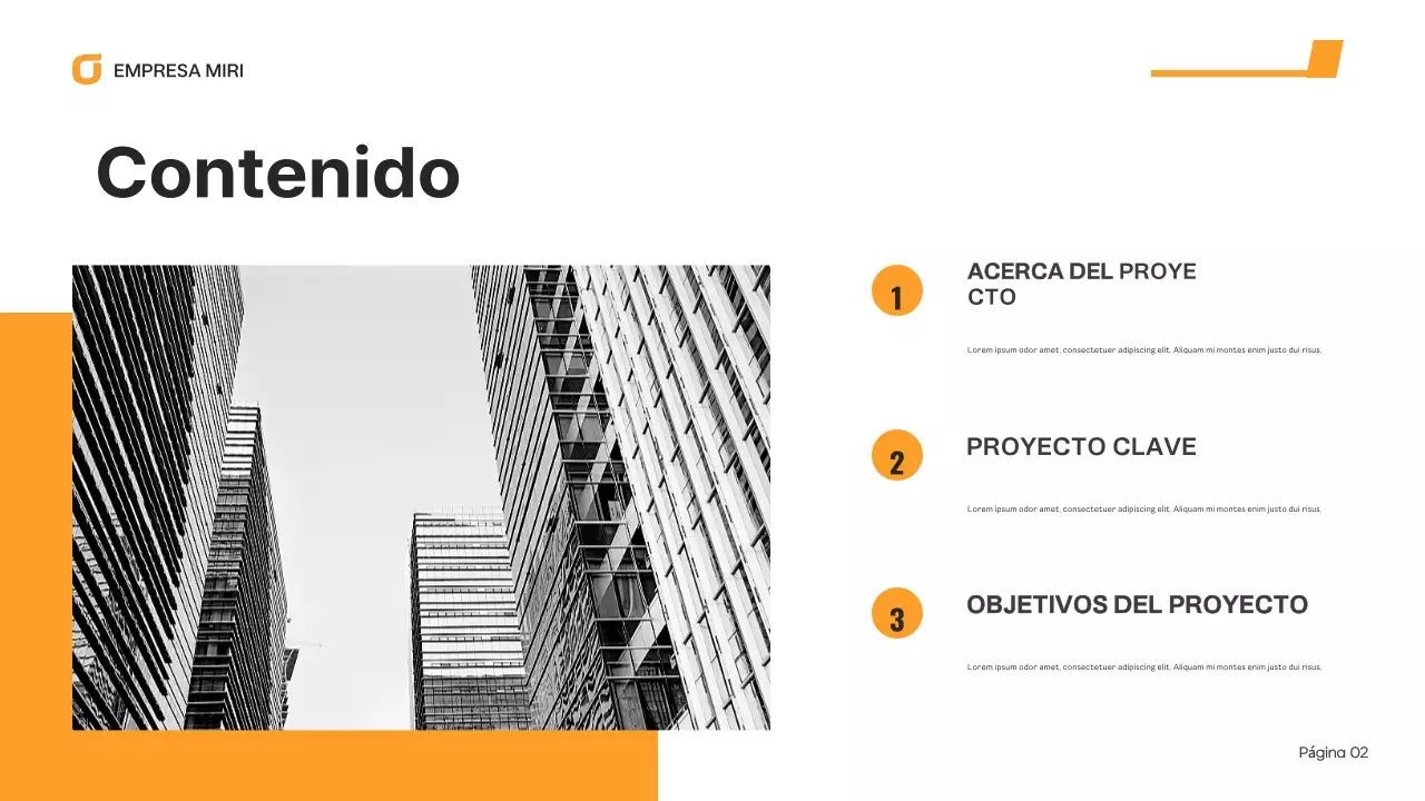 informe sobre la empresa moderna orange