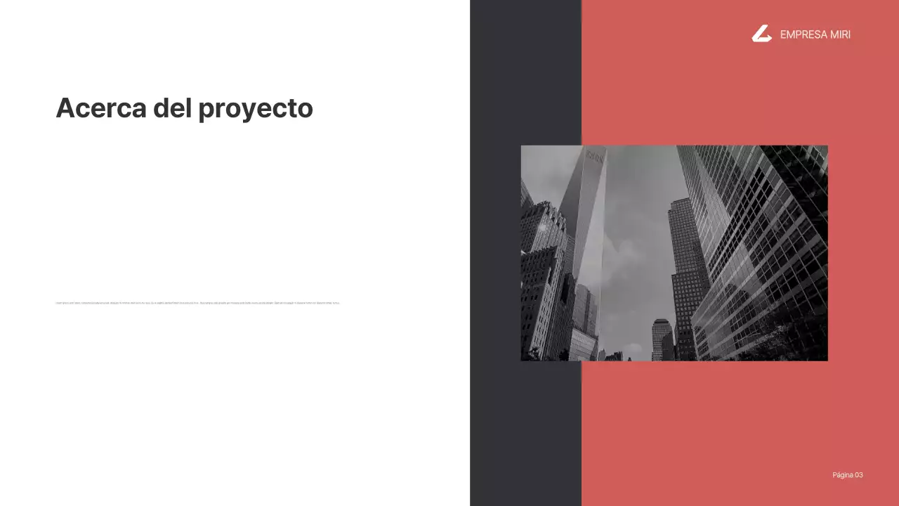 informe sobre la empresa moderna negra