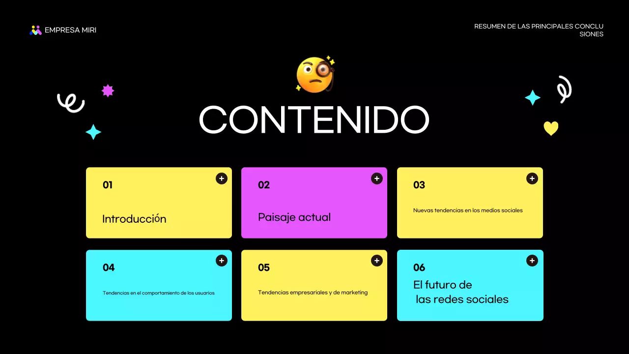 black modern marketing report