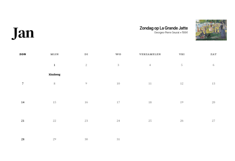 Een eenvoudig, klassiek meesterwerk in zwart en grijs