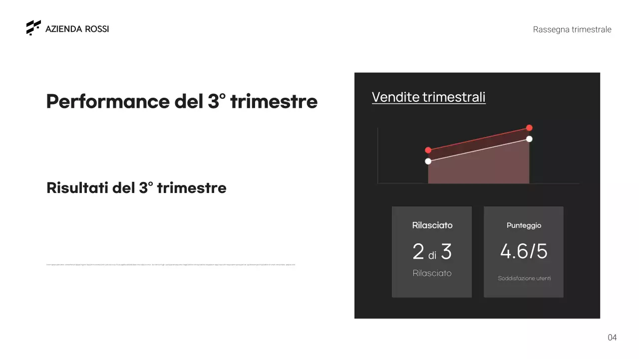 rapporto d'affari geometrico nero