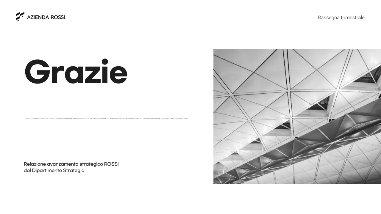 rapporto d'affari geometrico nero