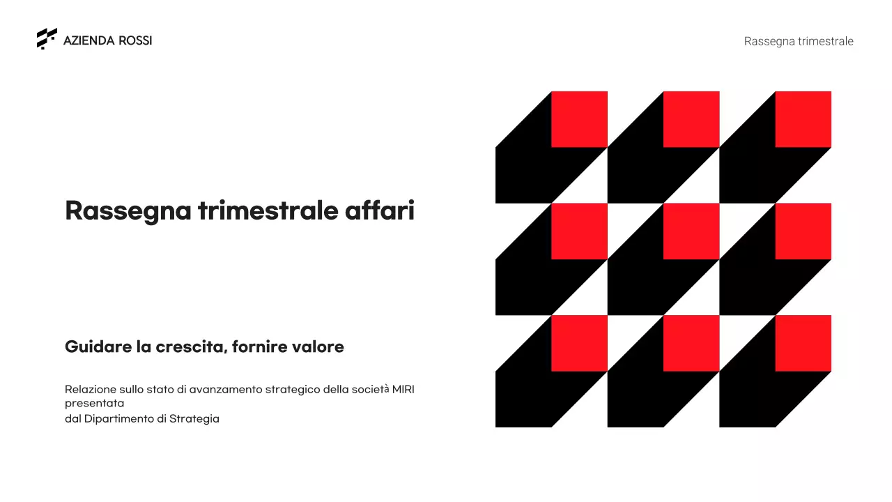 rapporto d'affari geometrico nero