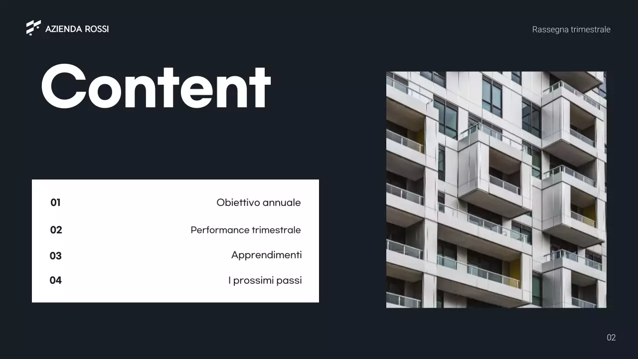 rapporto d'affari geometrico nero