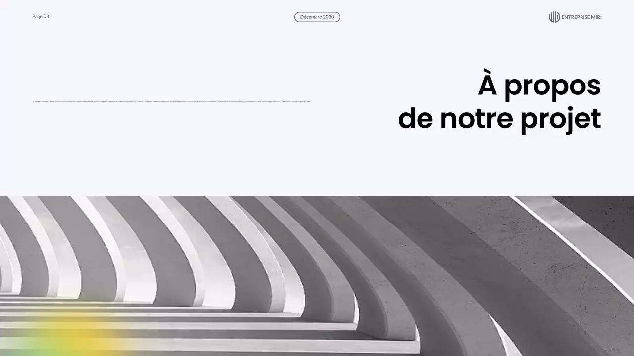 présentation du rapport d'examen mensuel blue modern