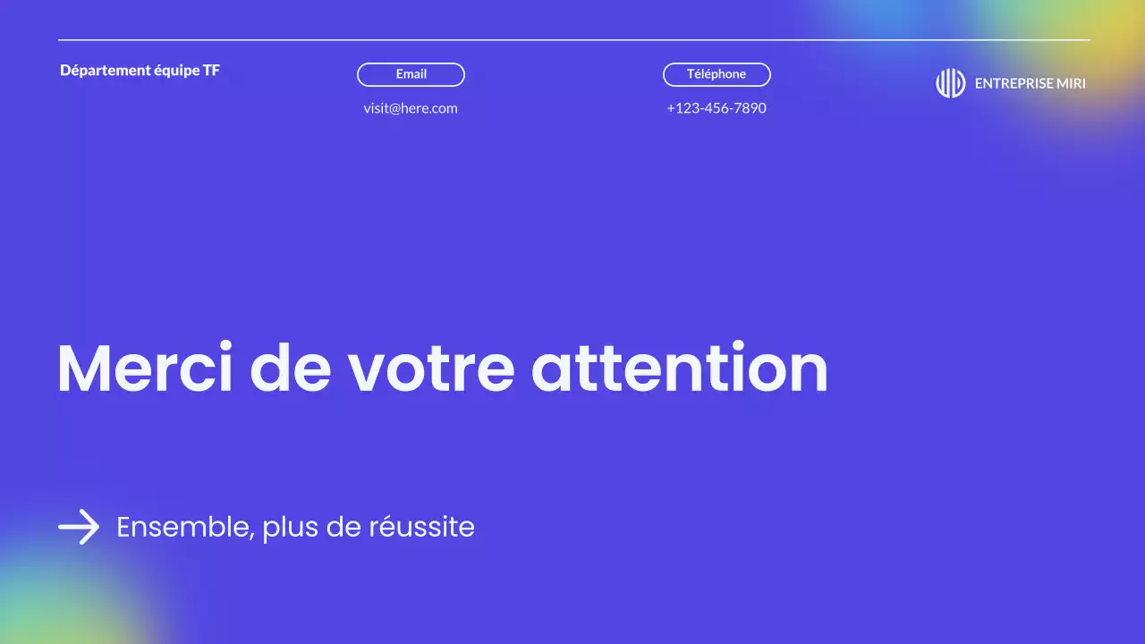 présentation du rapport d'examen mensuel blue modern