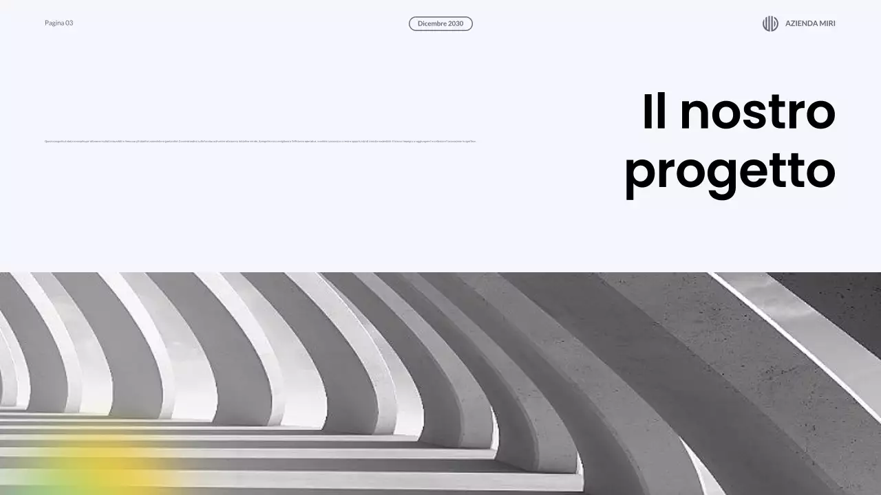 presentazione del rapporto di revisione mensile blue modern