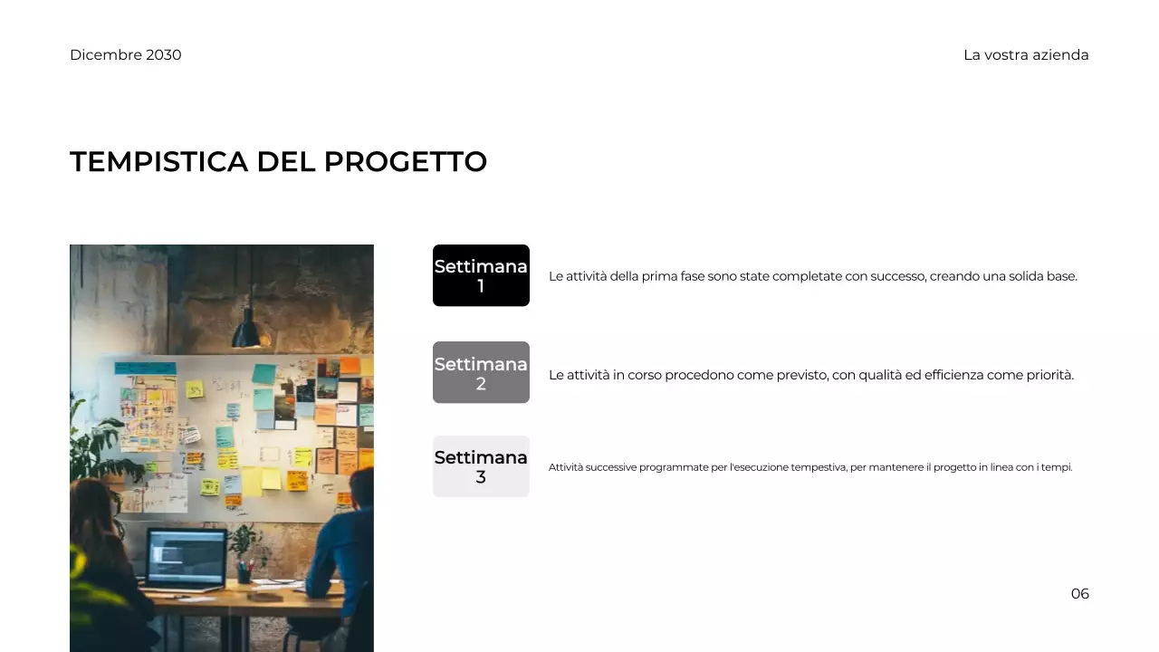 relazione d'affari minimalista grigia