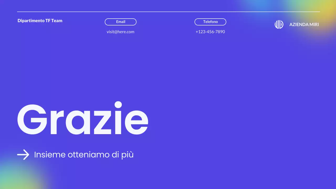 presentazione del rapporto di revisione mensile blue modern