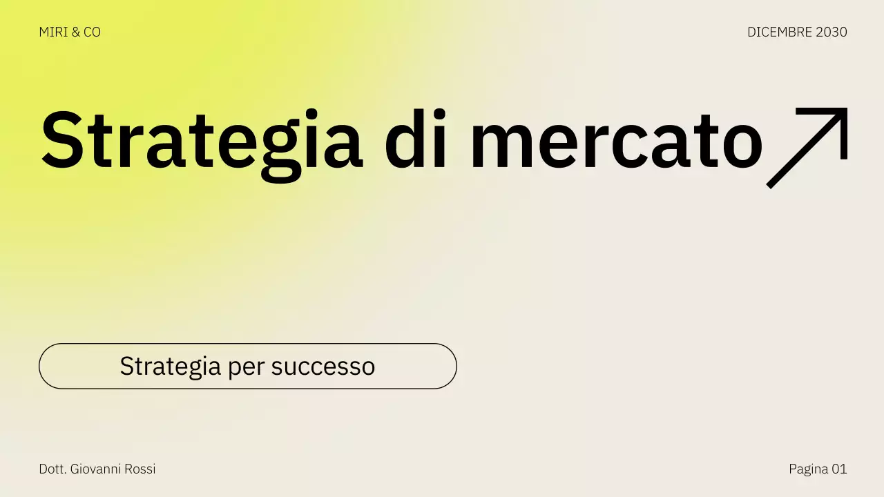 Presentazione del piano aziendale della strategia di mercato Beige Yellow Go To Market