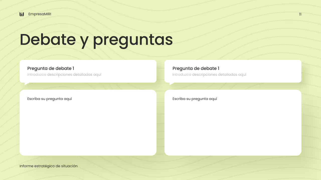 informe sobre la empresa moderna y ecológica