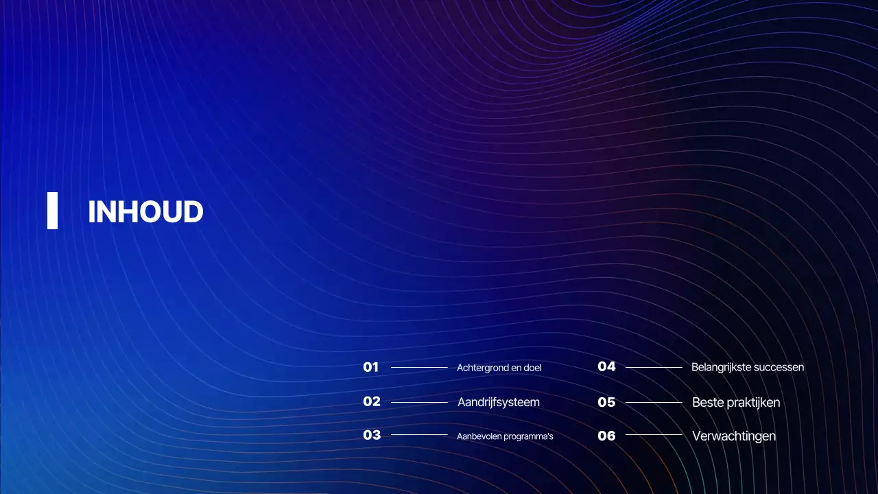 Over de conferentie Blue Modern