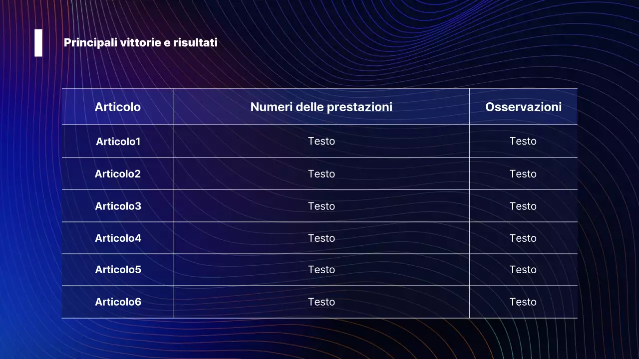 Informazioni sulla Conferenza Blue Modern