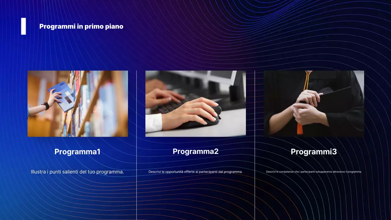 Informazioni sulla Conferenza Blue Modern