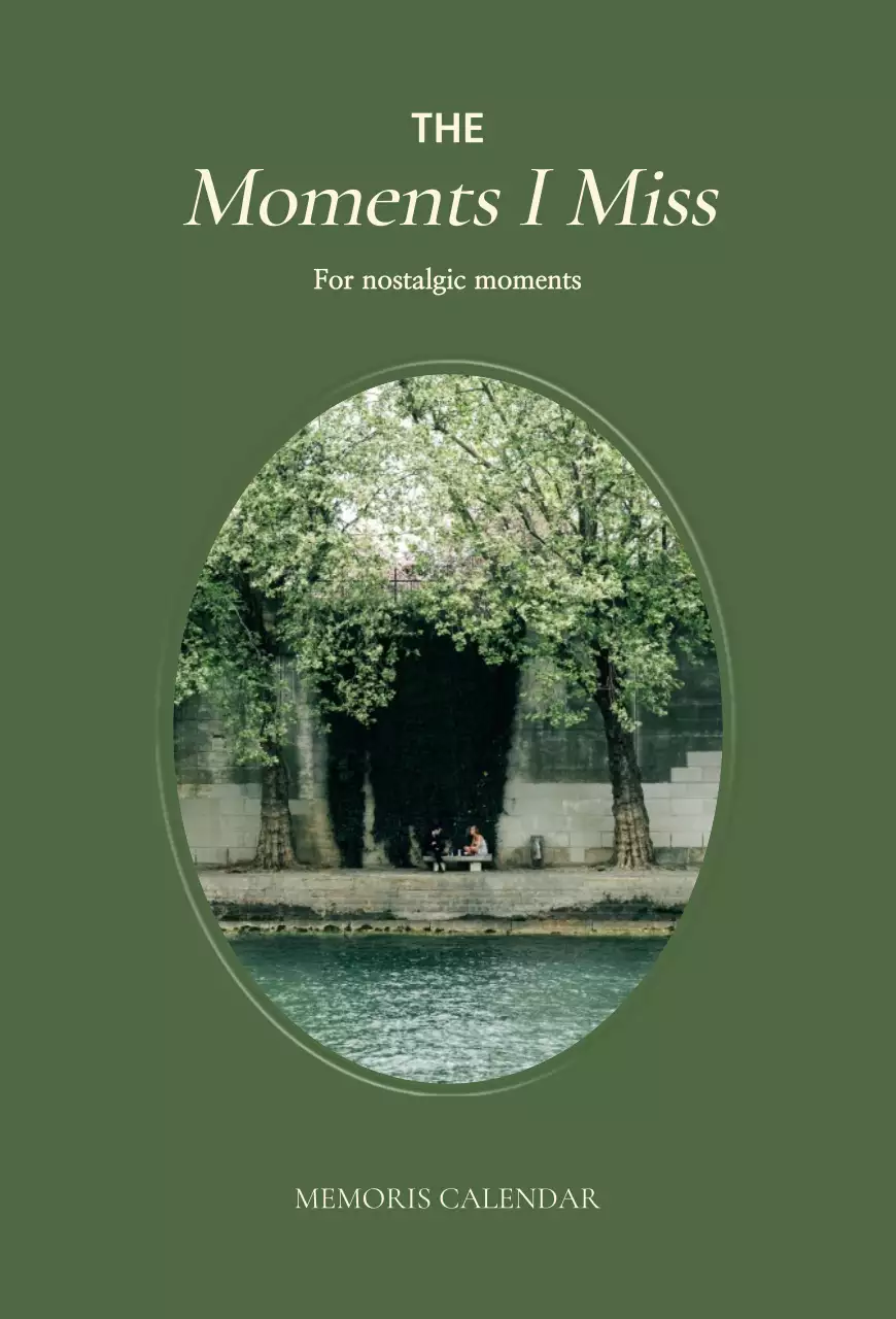 Kalender Buku Harian Antik Khaki