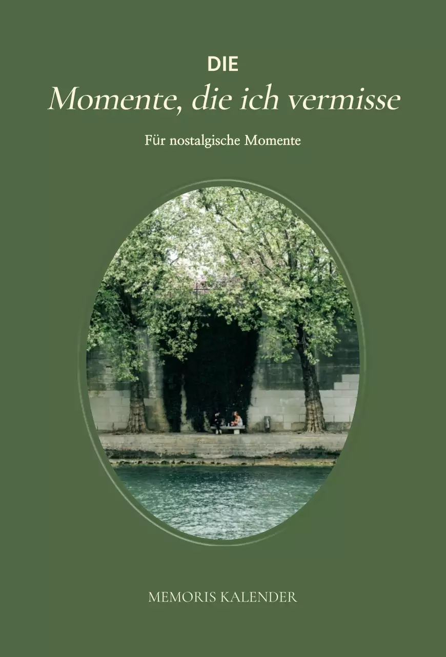 Khaki Vintage Tagebuch Kalender