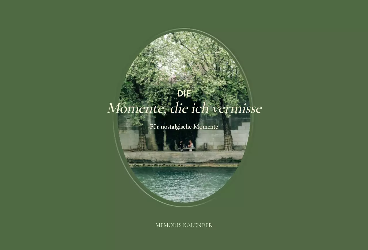 Khaki Vintage Tagebuch Kalender