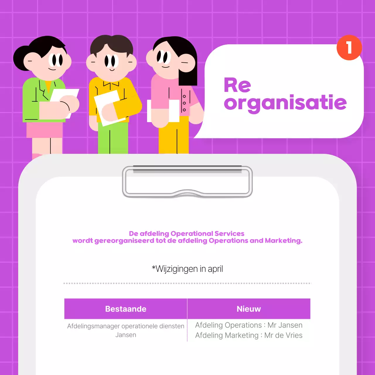 Blauwe moderne aankondigingen