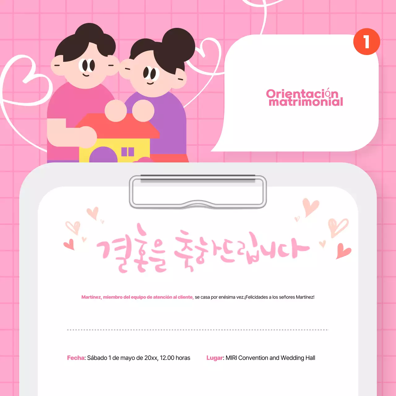 Anuncios modernos azules