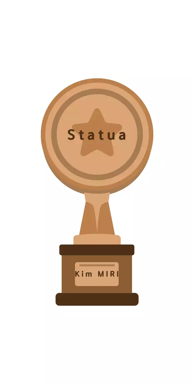 Trofeo circolare semplice in oro