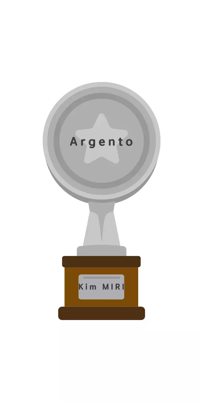 Trofeo circolare semplice in oro