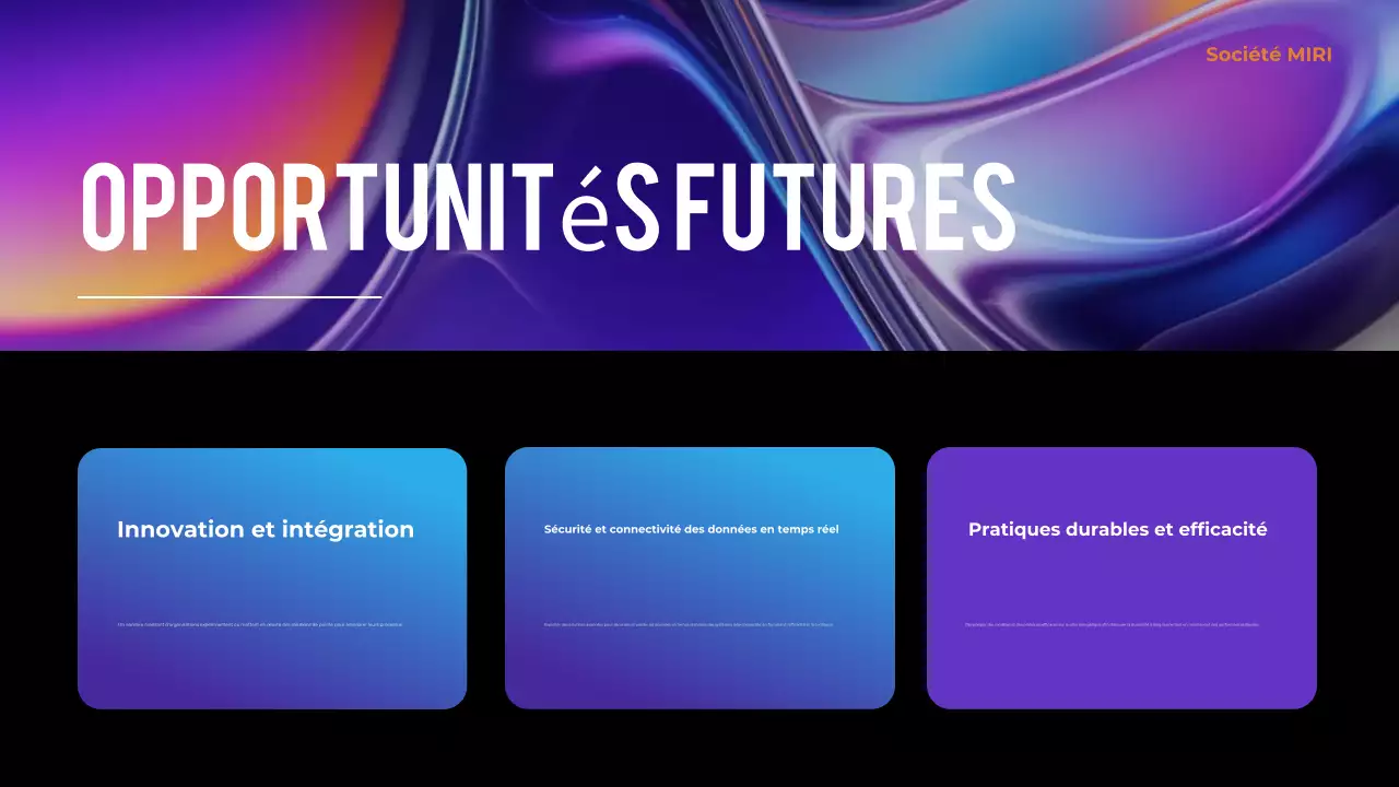 résumé en violet présentation à la conférence