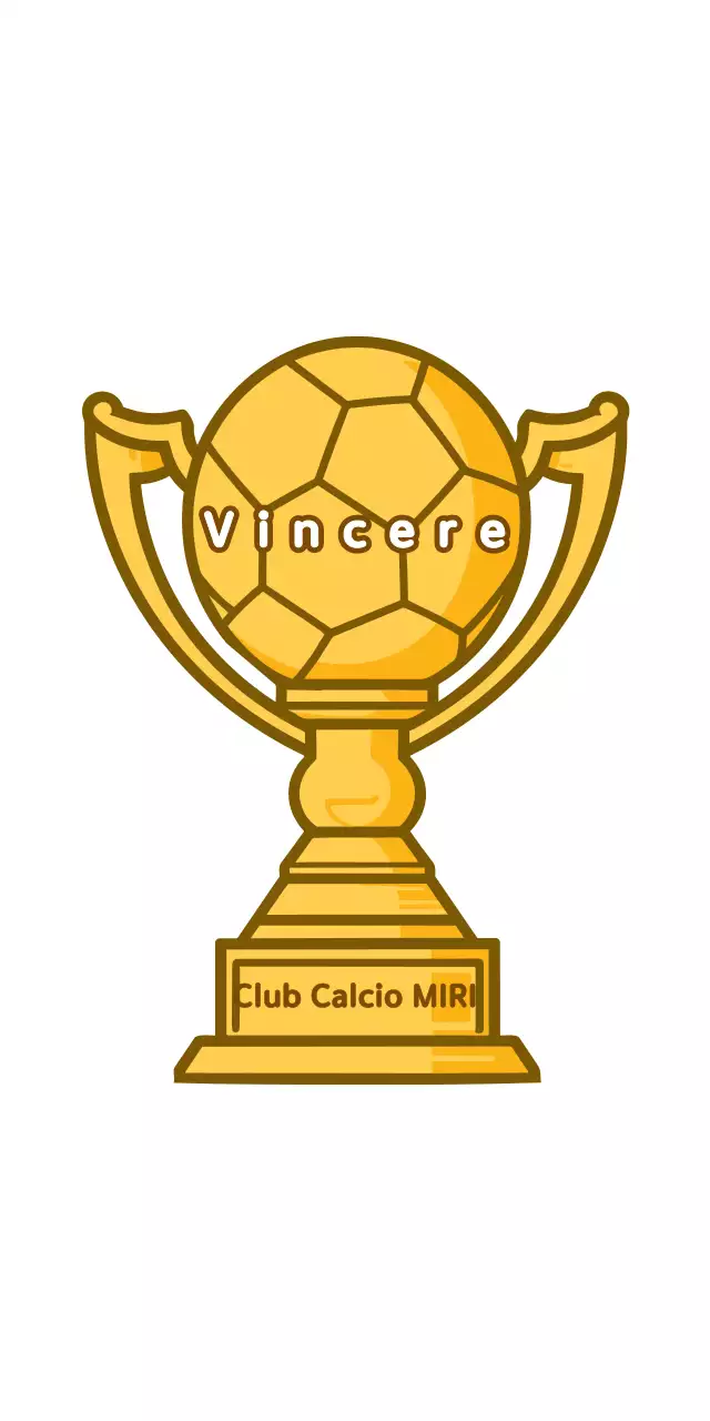 Targa sportiva semplice in oro