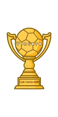 Targa sportiva semplice in oro