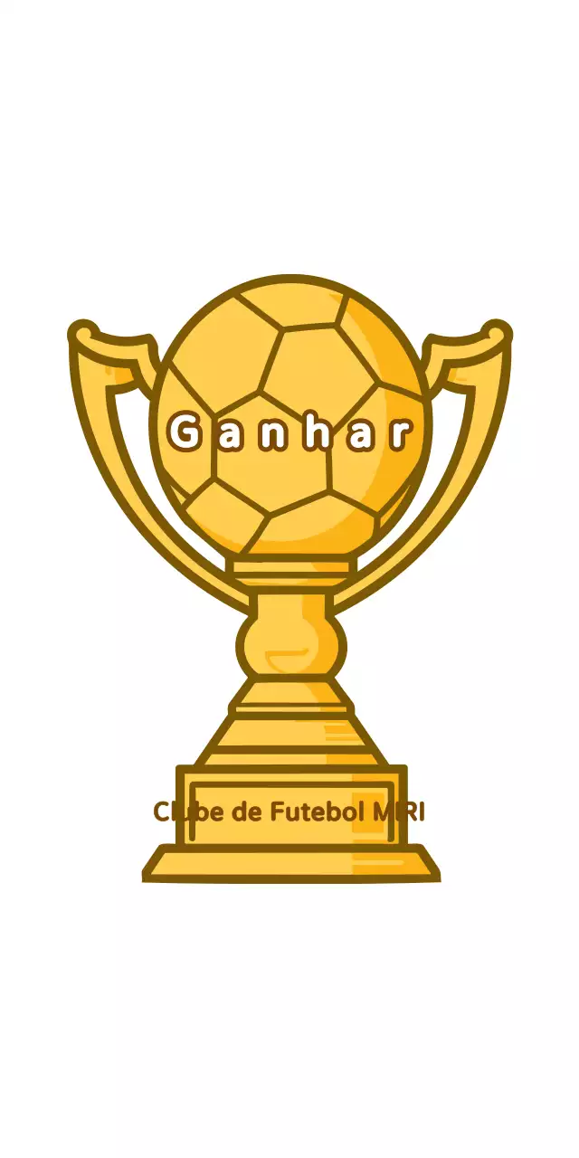 Placa desportiva simples dourada