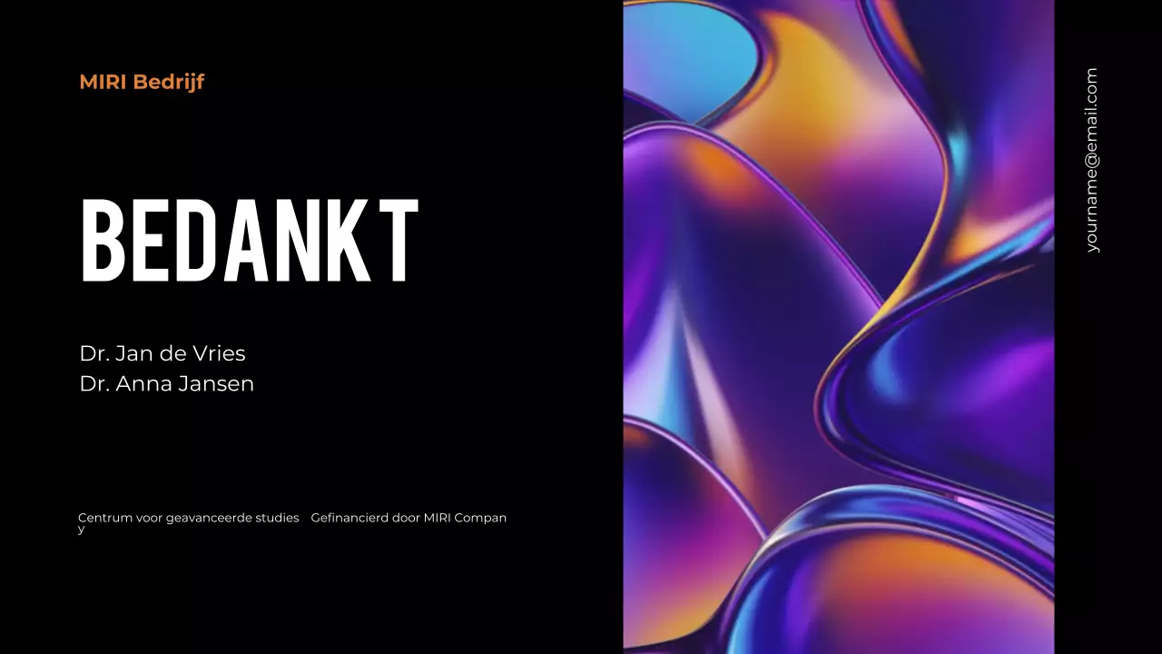 Paarse abstracte conferentiepresentatie