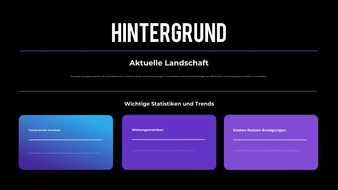 lila abstrakte Konferenzpräsentation