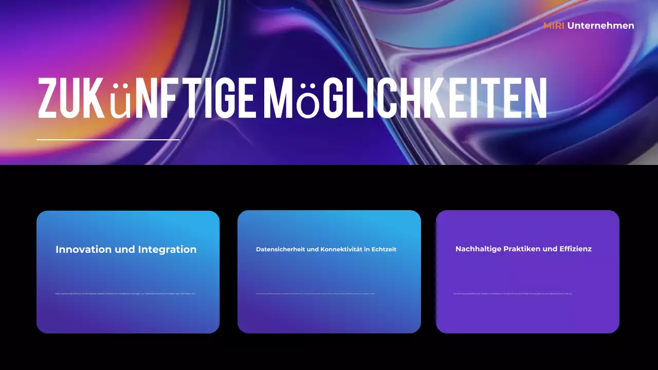 lila abstrakte Konferenzpräsentation