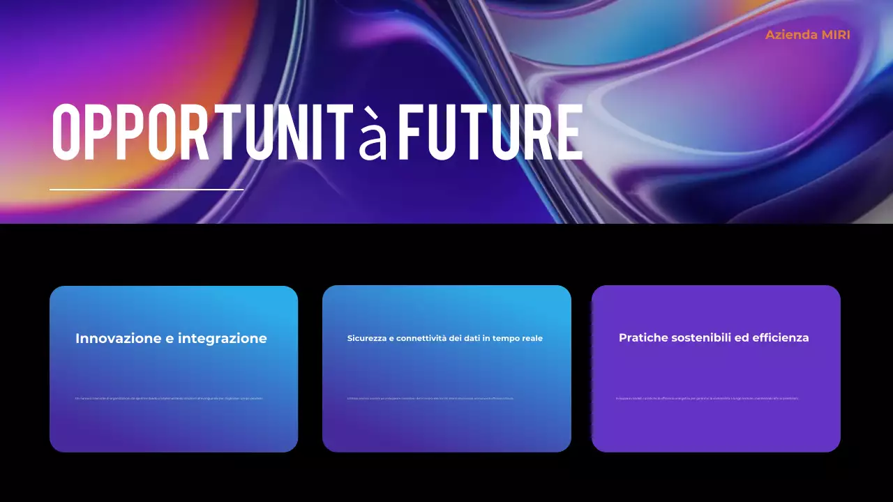 presentazione della conferenza con abstract viola