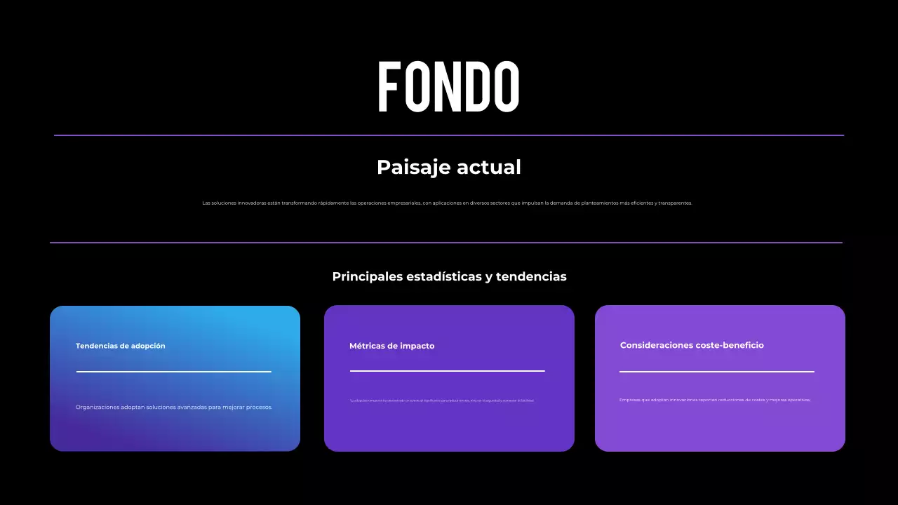 resumen púrpura presentación conferencia