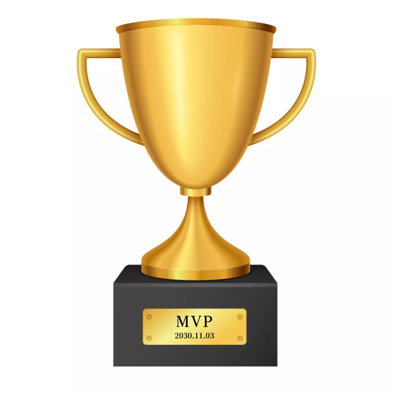 골드 기본 상패 상장