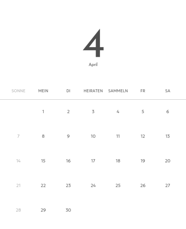 Ein Fotokalender mit klarem, urbanem Charakter