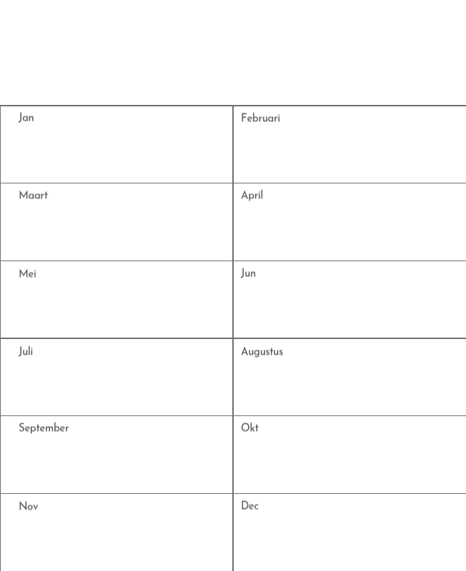 Een fotokalender met een strakke, stedelijke uitstraling