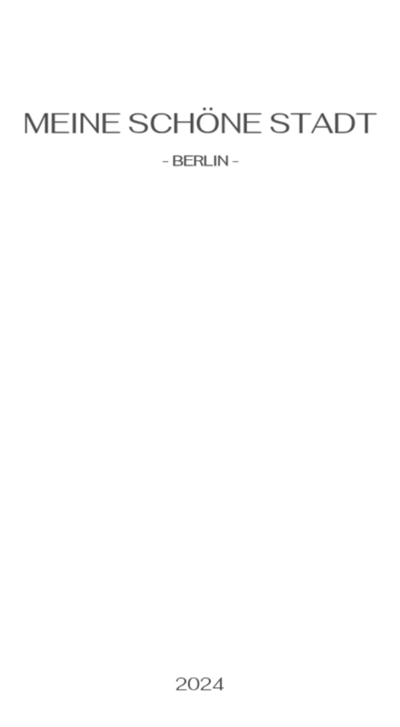 Ein Fotokalender mit klarem, urbanem Charakter