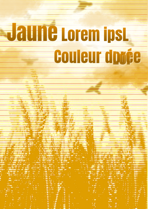 Planificateur de récolte d'automne jaune et oriental