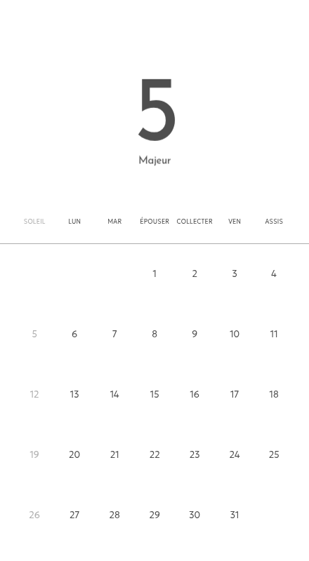 Un calendrier photo à l'allure urbaine et épurée