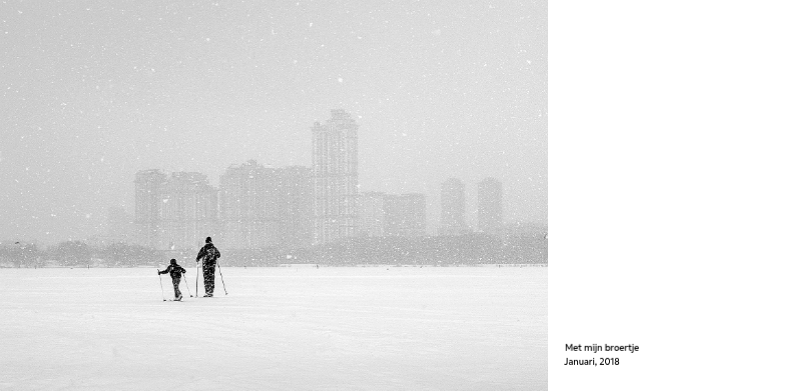 Een fotokalender met een strakke, stedelijke uitstraling