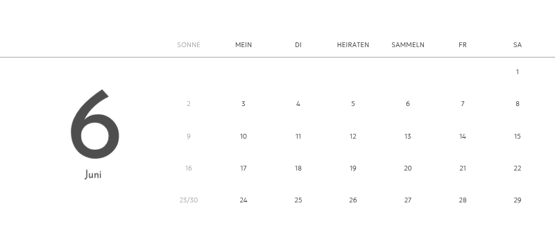 Ein Fotokalender mit klarem, urbanem Charakter